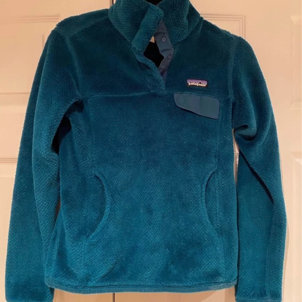 XS Women’s Teal Patagonia Fleece Pullover
